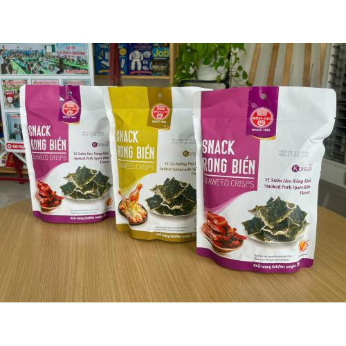 Snack Rong Biển Vị Sườn Heo Xông Khói - Bích Chi